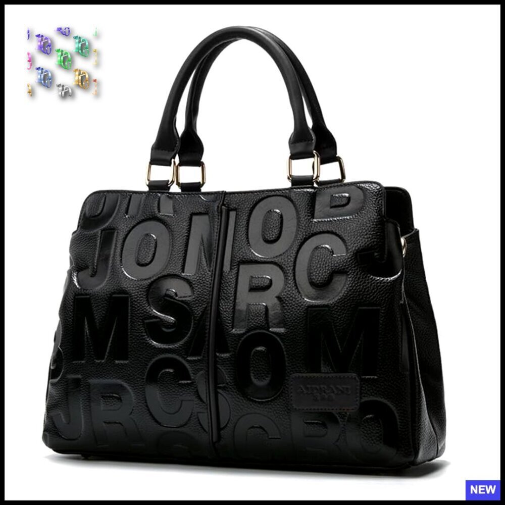Genuine Leather Cowhide Handbag Large Capacity Crossbody Shoulder Bag